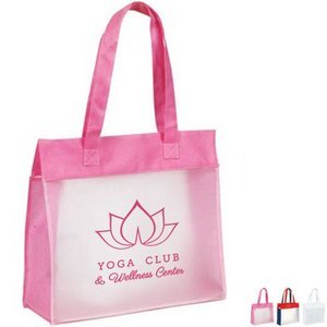 Cosmo Frosted PEVA Shopping Tote