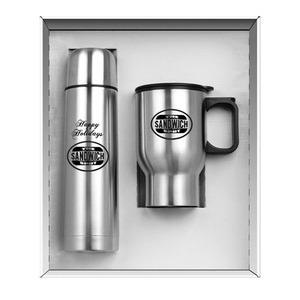 Steel City Mug & Thermos Set