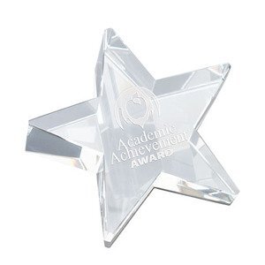 Crystal Rising Star Paperweight