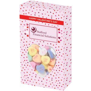 Conversation Hearts Window Box, Standard Messages