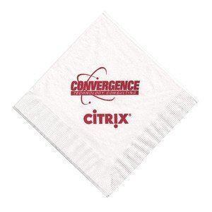 White Luncheon Napkin, 3 Ply