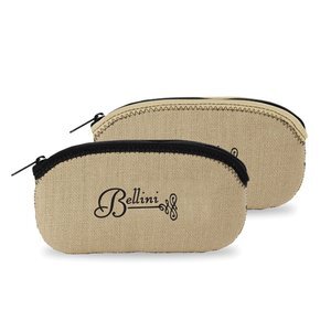 Burlap-Neoprene Large Eyewear Case