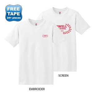 Hanes ComfortSoft® Cotton T-Shirt, White