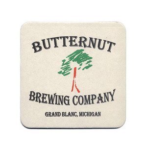 Natural Square Pulpboard Coaster, 110 pt.