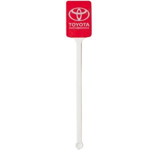 Rectangular Plastic Drink Stirrer, 6-1/4"