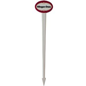 Oval Plastic Drink Stirrer, 6"