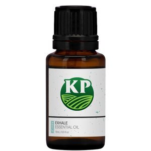 Exhale Essential Oil Amber Dropper Bottle, 15ml.