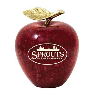 Marble Apple w/ Gold Leaf