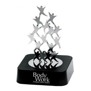 Dancer Silhouettes Magnetic Sculpture Block