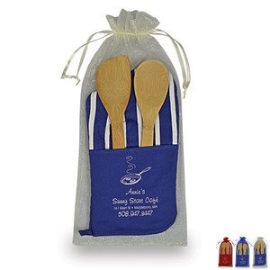 Therma-Grip Oven Mitt & Bamboo Utensil Set