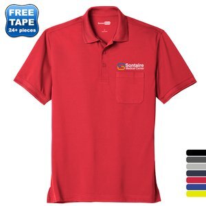 CornerStone® Industrial Pocket Pique Men's Polo