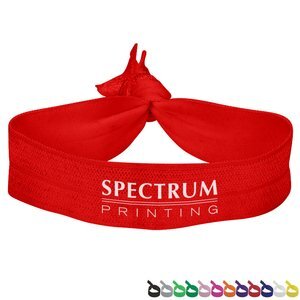 Foldover Elastic Polyester Hair Tie, 3/4"