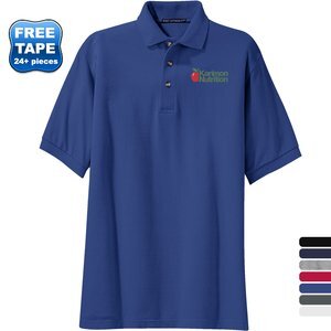 Port Authority® Cotton Pique Knit Men's Polo