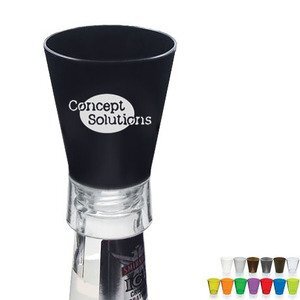 Bottle Top Plastic Shot Glass, 1.5oz.