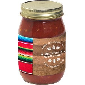 Gourmet Salsa Jar, 16oz.