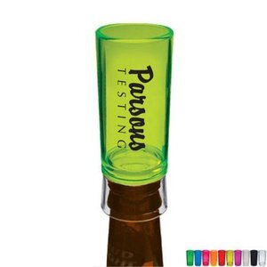 Bottle Top Plastic Shooter Glass, 1.5oz.
