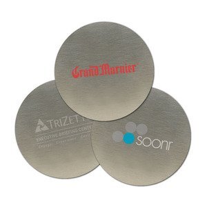 Round Stainless Steel Beverage Coaster