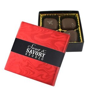 Sea Salt Caramel Box, 4 piece