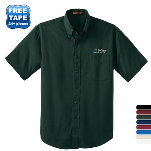 Men's Short Sleeve Woven Shirts by Promotional Products for Health &  Wellness