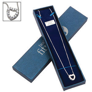 Cubic Zirconia Heart Necklace