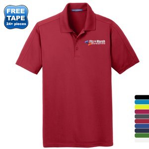 Port Authority® Diamond Jacquard Men's Performance Polo