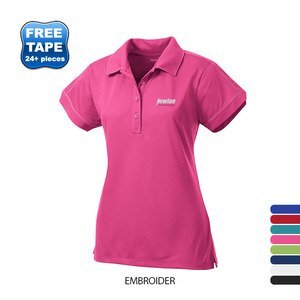 Sport-Tek® Contrast Stitch Micropique Sport-Wick® Ladies' Polo