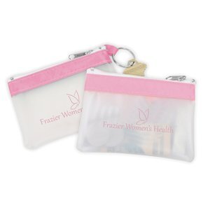 Pink Frosty Coin & Key Purse
