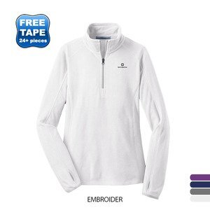Port Authority® Microfleece 1/2-Zip Ladies' Pullover