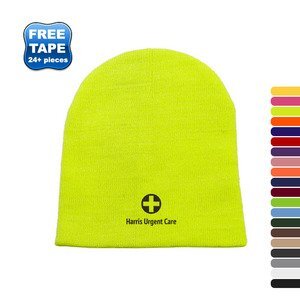 Short Acrylic Knit Beanie