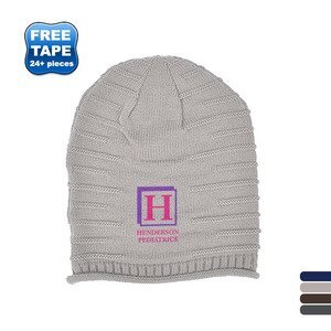Noto Acrylic Knit Slouchy Beanie