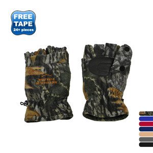 Fingerless Fleece Gloves with Flap