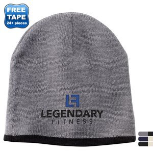 Port & Company® Beanie Cap, Contrast Stripe