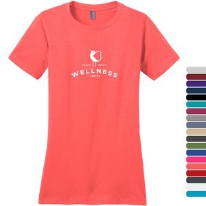 District Made® Perfect Weight® Ladies' Crew Tee