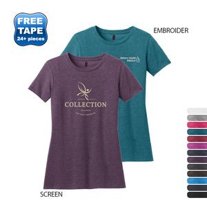 District Made® Perfect Blend® Ladies' Crew Tee
