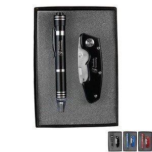 LED Screwdriver & Utility Cutter Gift Set