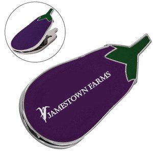 Eggplant Metal Magnetic Clip