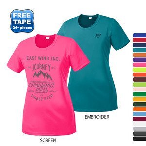 Sport-Tek® PosiCharge™ Competitor™ Ladies' Interlock Performance Tee