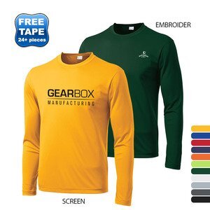 Sport-Tek® PosiCharge™ Competitor™ Men's Interlock Long Sleeve Performance Tee