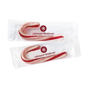 Mini Candy Canes, Individually Wrapped
