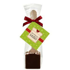 Hot Chocolate on a Spoon, Belgian Dark Chocolate with Peppermint