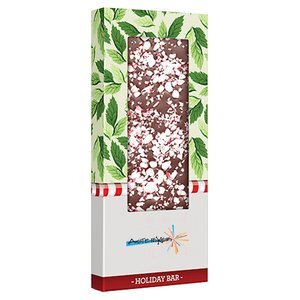 Gourmet Belgian Chocolate Bar with Peppermint, 3oz.