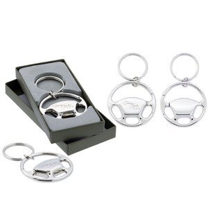 Rotella Steering Wheel Keychain