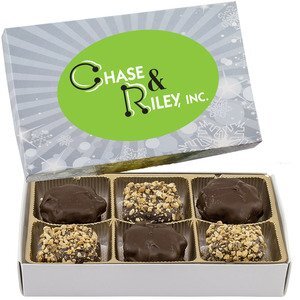 Rectangle Custom Candy Box w/ Turtles & Buttercrunch