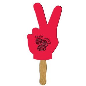 Peace Sign Hand Fan