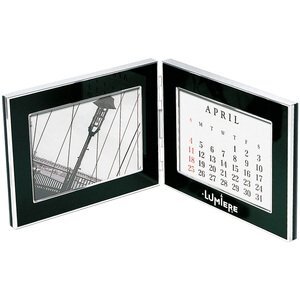 Folding Photo Frame & Perpetual Calendar, 4" x 6"
