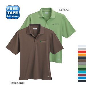 Moreno Men's Double Pique Performance Polo