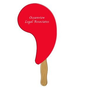 Comma Shape Hand Fan