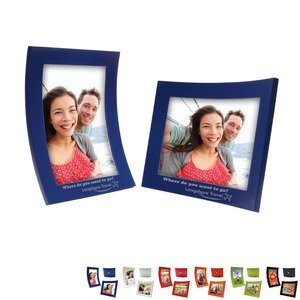 Curved Wood Color Pop Frame, 4 x 6