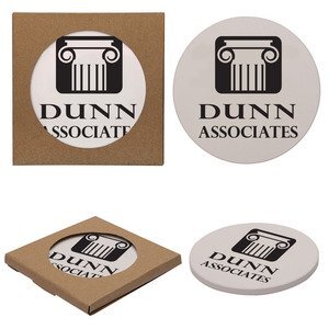 Round Absorbent Stone Coaster