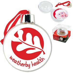 Round Ad-Ornament w/Imprint